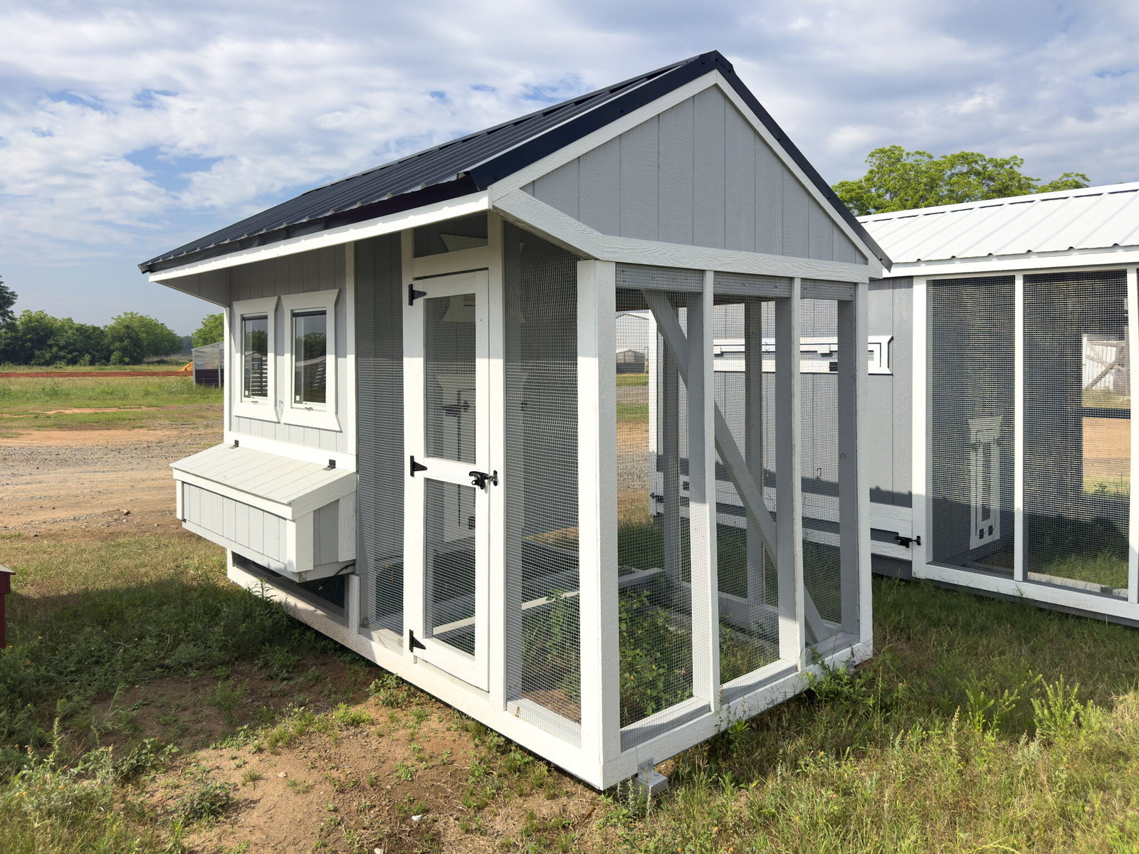 6x12 Cottage Style Chicken Coop & Run serial CSCR-8751-0612-100425