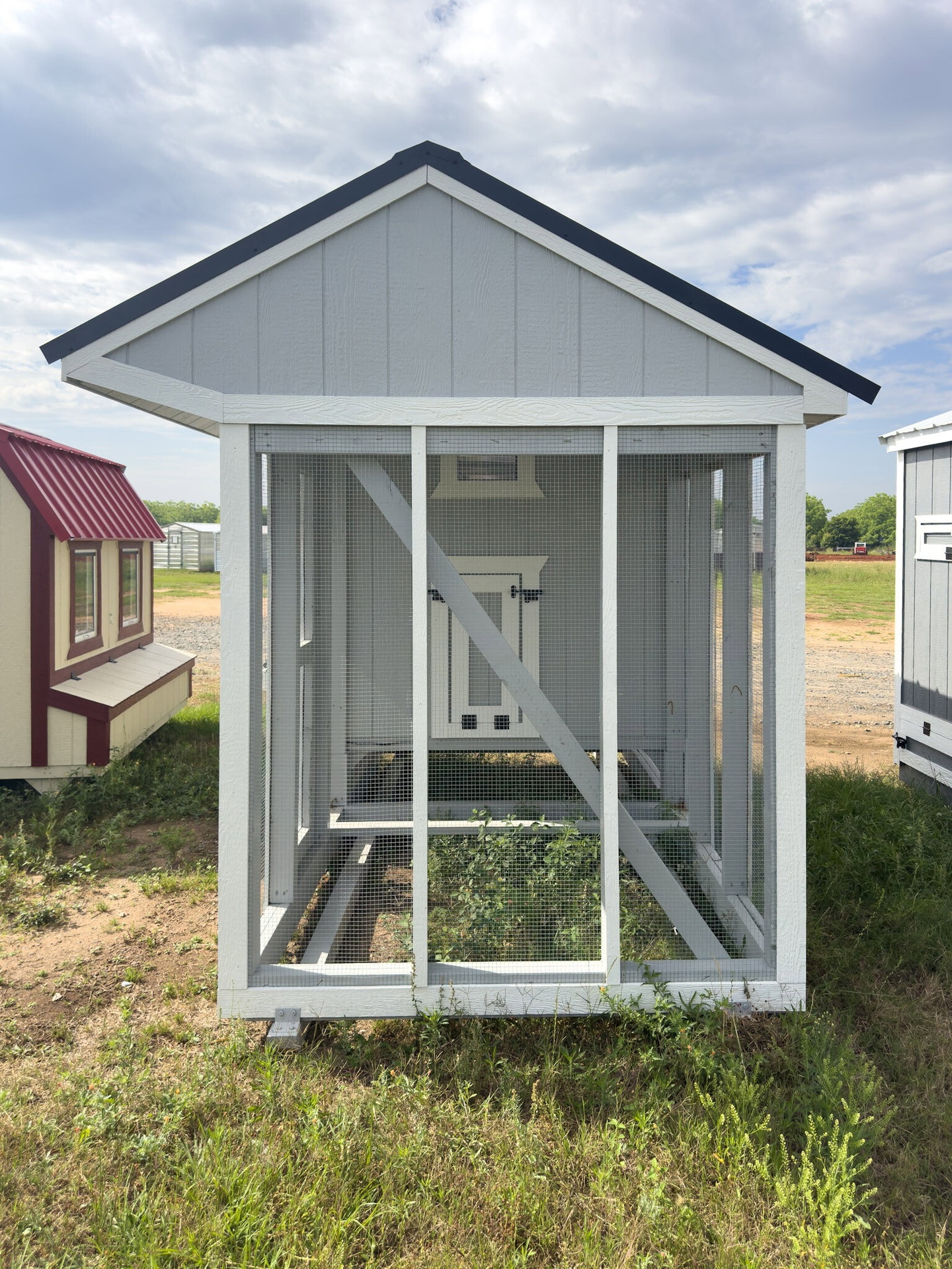 6x12 Cottage Style Chicken Coop & Run serial CSCR-8751-0612-100425