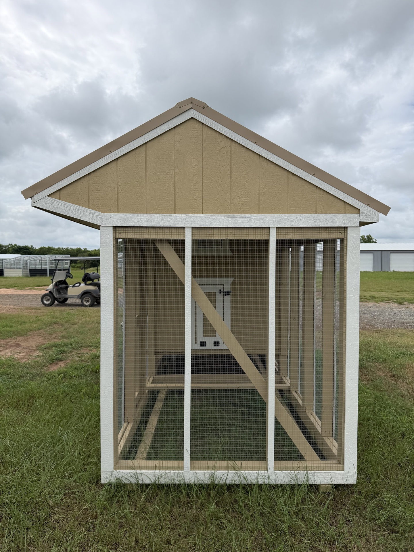 6x15x7 Cottage Style Chicken Coop & Run serial CSCR-9511-0615-020426