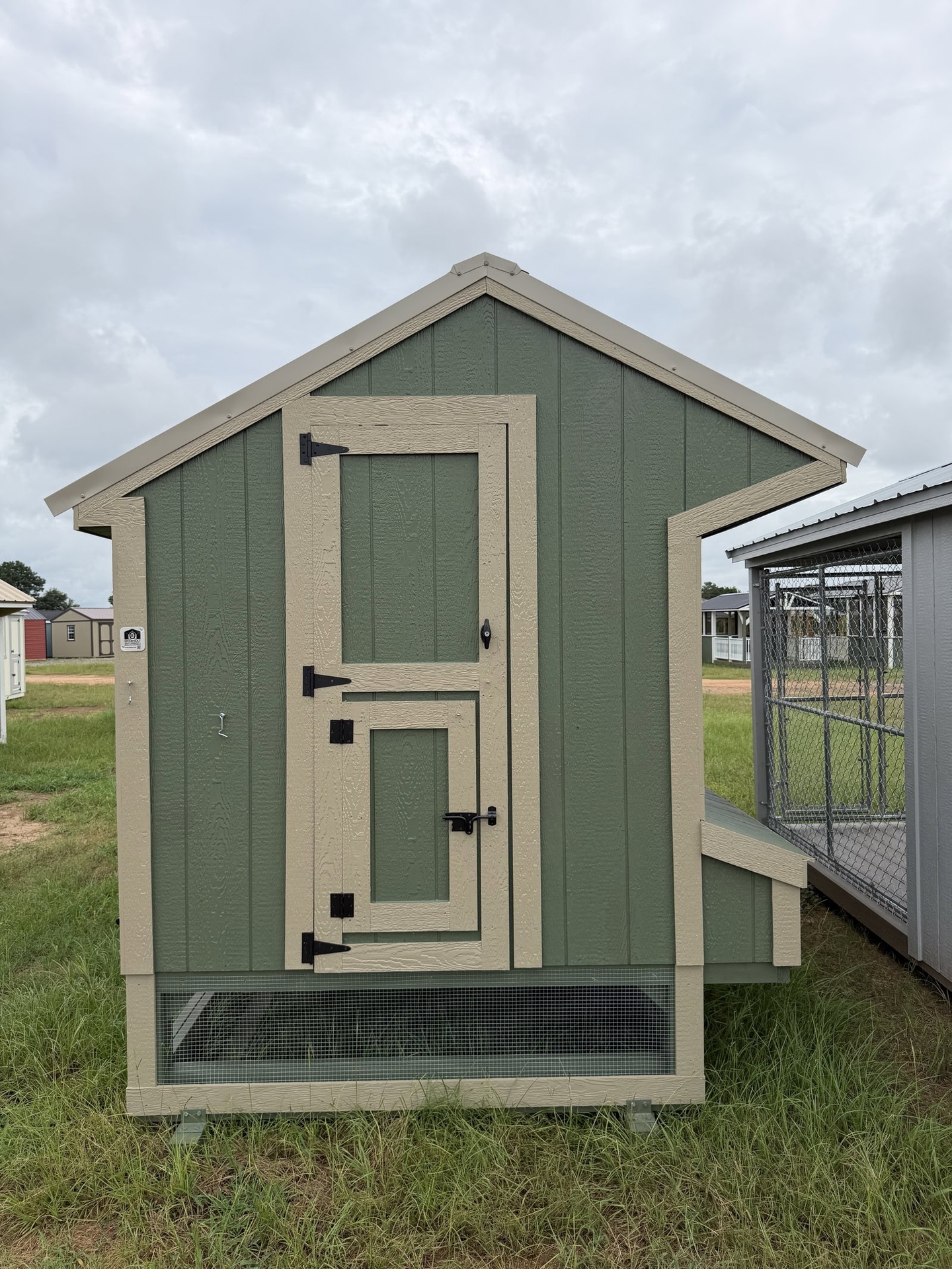 6x15x7 Cottage Style Chicken Coop & Run serial CSCR-9552-0615-080426