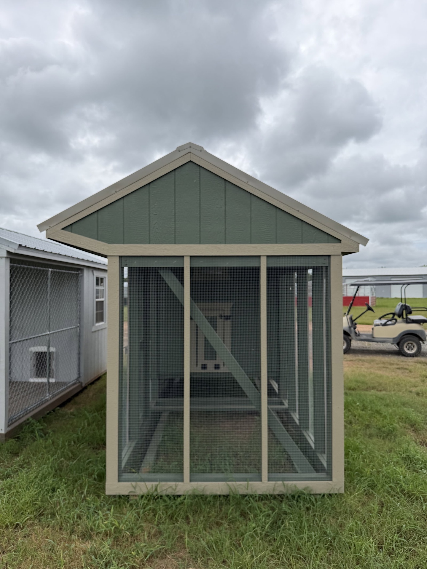 6x15x7 Cottage Style Chicken Coop & Run serial CSCR-9552-0615-080426
