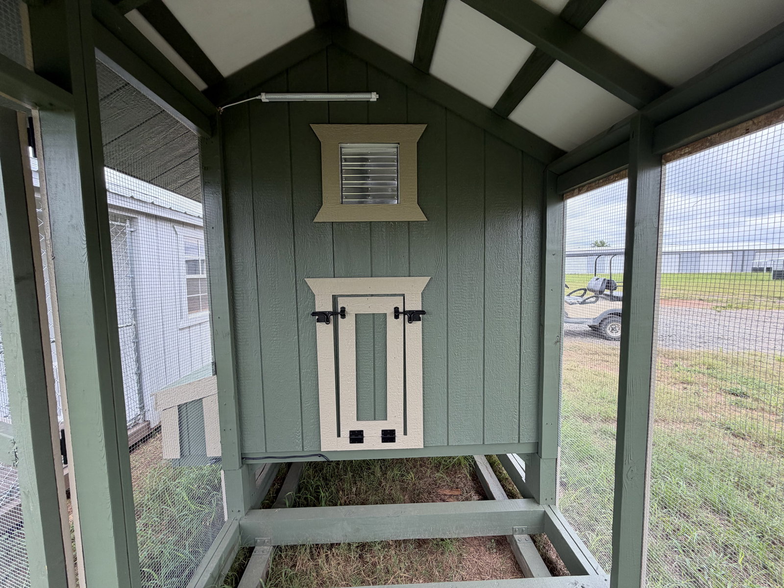 6x15x7 Cottage Style Chicken Coop & Run serial CSCR-9552-0615-080426