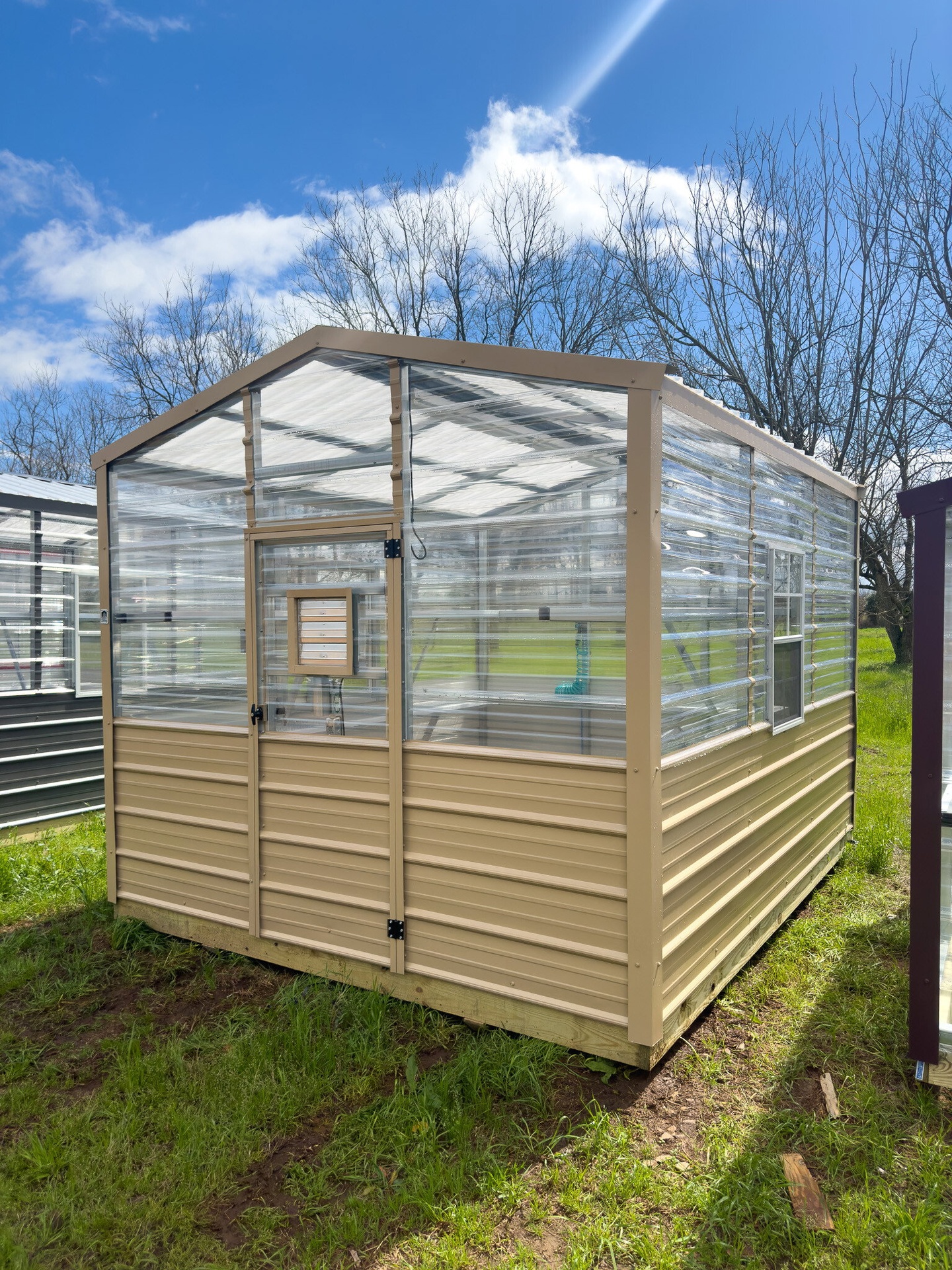 10x12 Greenhouse Deluxe serial DSGR-7456-1012-021123