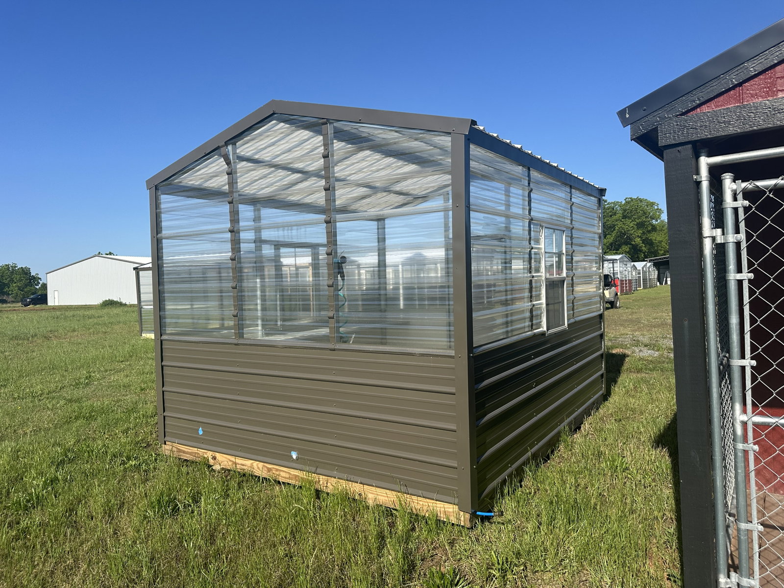 10x12 Greenhouse Deluxe serial DSGR-7714-1012-110124