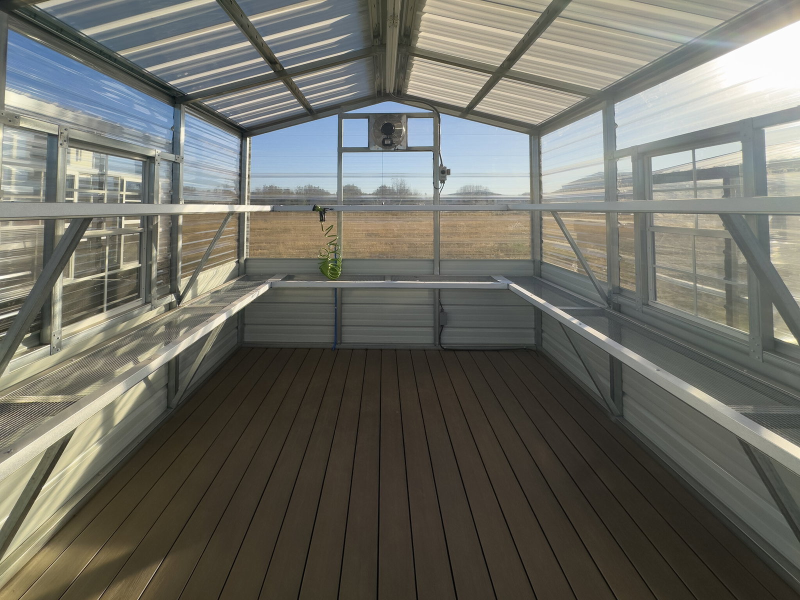 10x12 Greenhouse Deluxe serial DSGR-9152-1012-080925