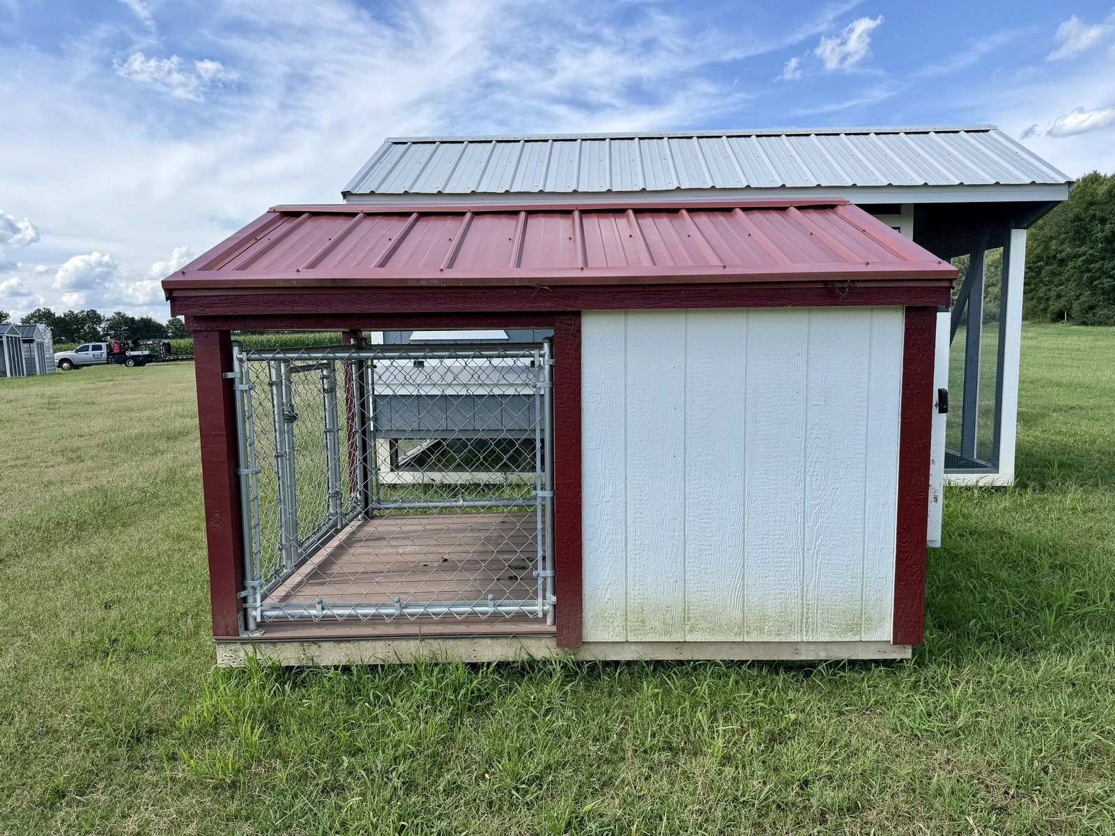 6x8 Low Profile Single Dog Kennel serial LPSAFDK-7109-0608-190623