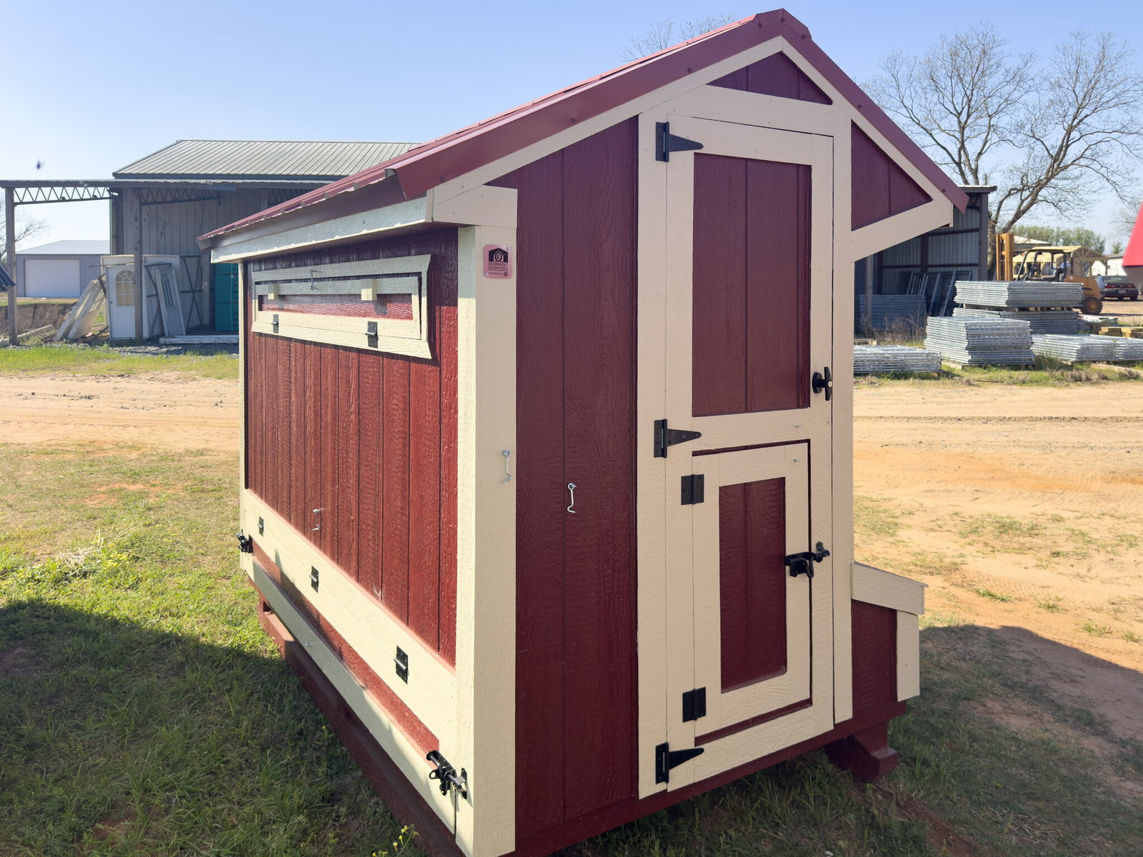 5x8 Cottage Style Chicken Coop serial CSCC-9441-0508-190226
