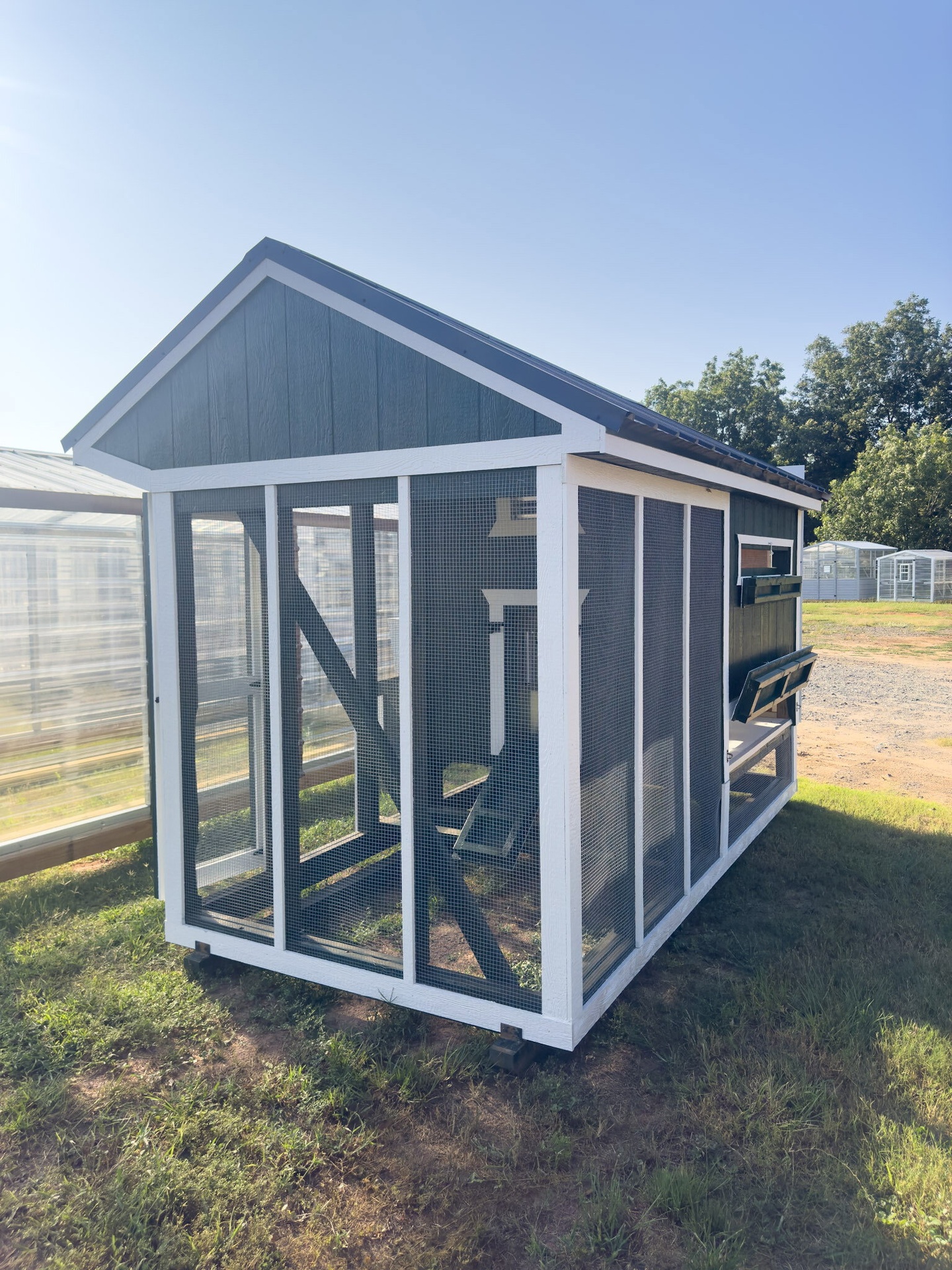 6x12 Cottage Style Chicken Coop & Run serial CSCR-7944-0612-090324