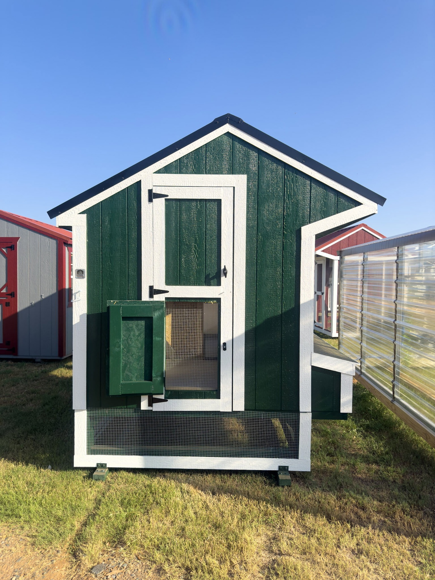 6x12 Cottage Style Chicken Coop & Run serial CSCR-7944-0612-090324