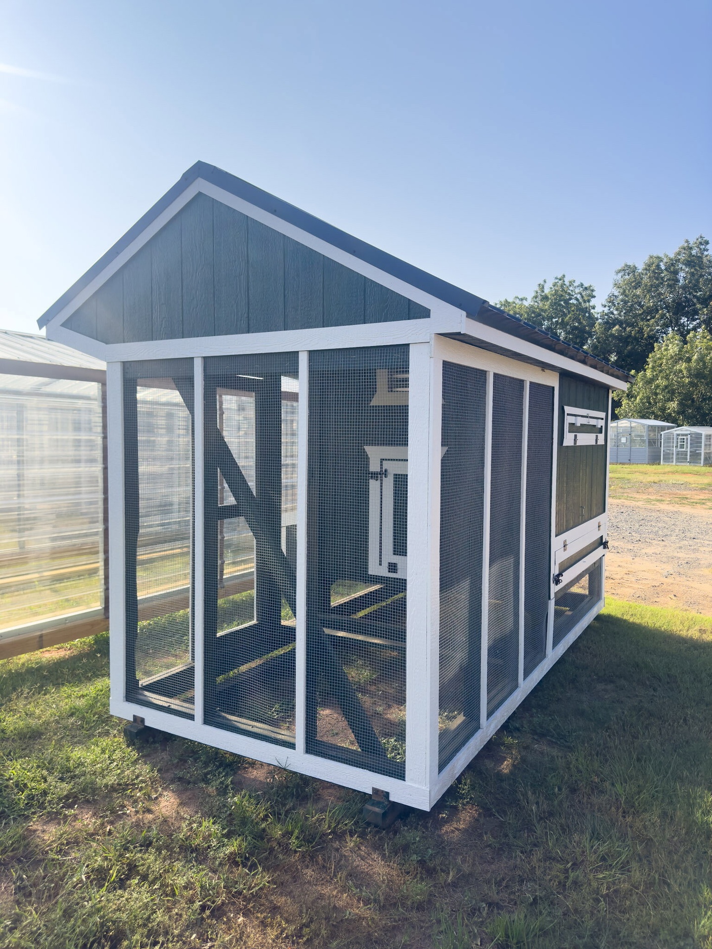 6x12 Cottage Style Chicken Coop & Run serial CSCR-7944-0612-090324