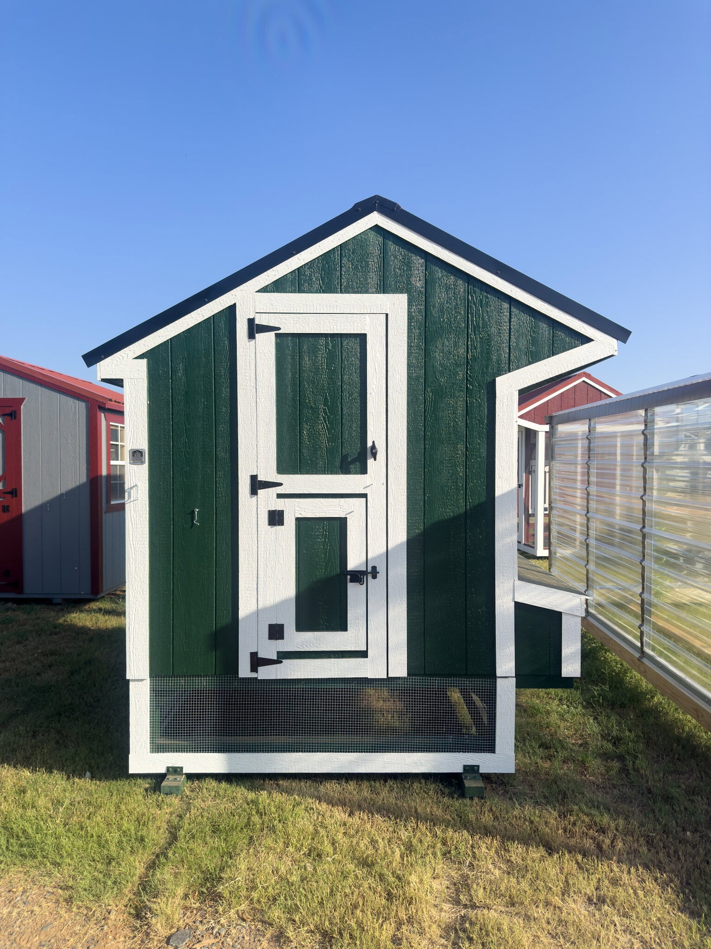 6x12 Cottage Style Chicken Coop & Run serial CSCR-7944-0612-090324
