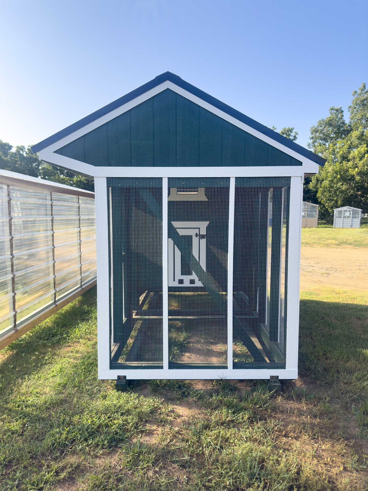 6x12 Cottage Style Chicken Coop & Run serial CSCR-7944-0612-090324