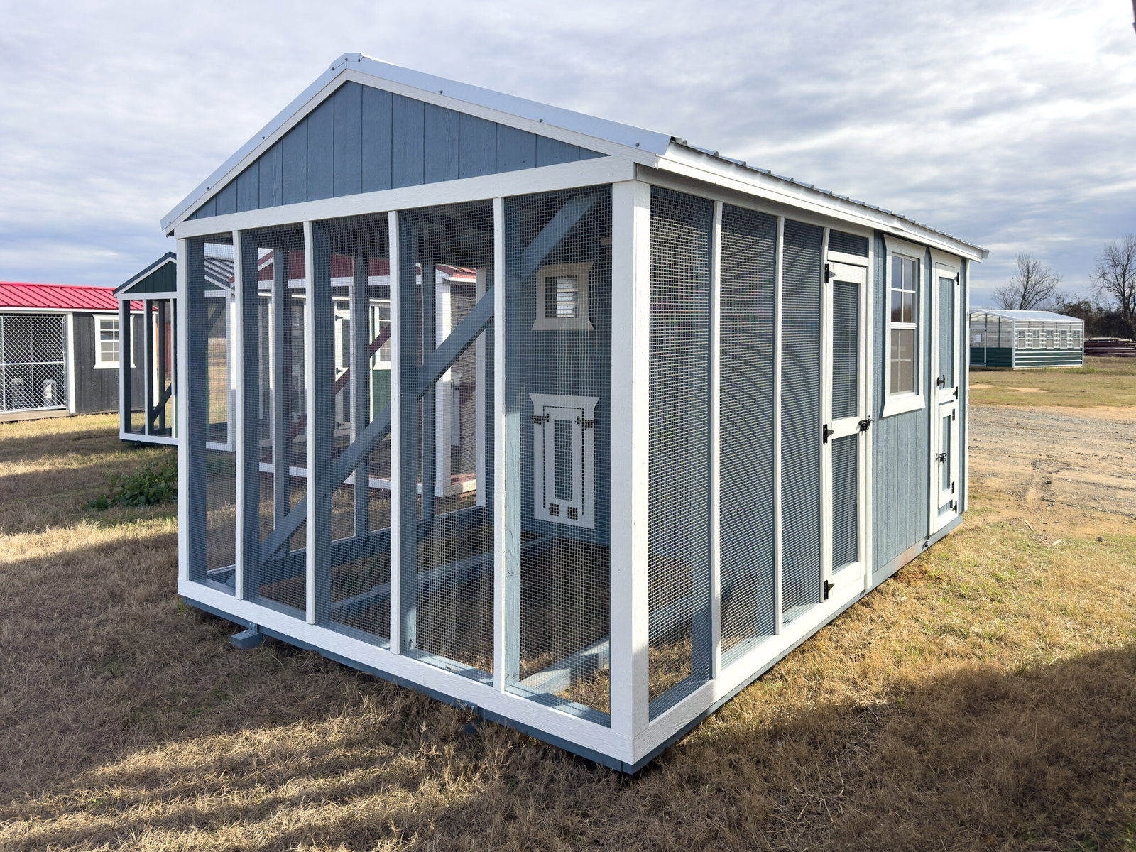 10x16 Deluxe Style Chicken Coop serial DCR-9112-1016-020925