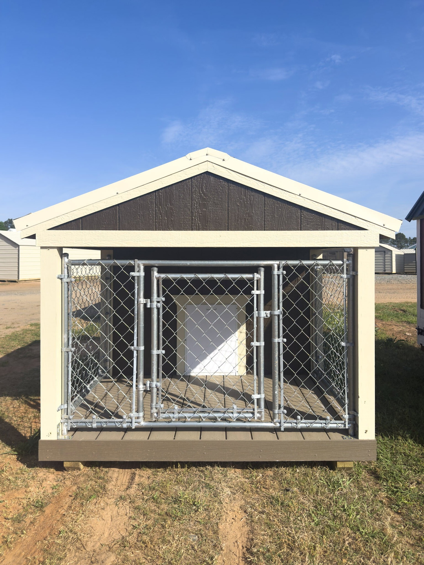 6x8 Low Profile Single Dog Kennel serial LPDK-9238-0608-031125