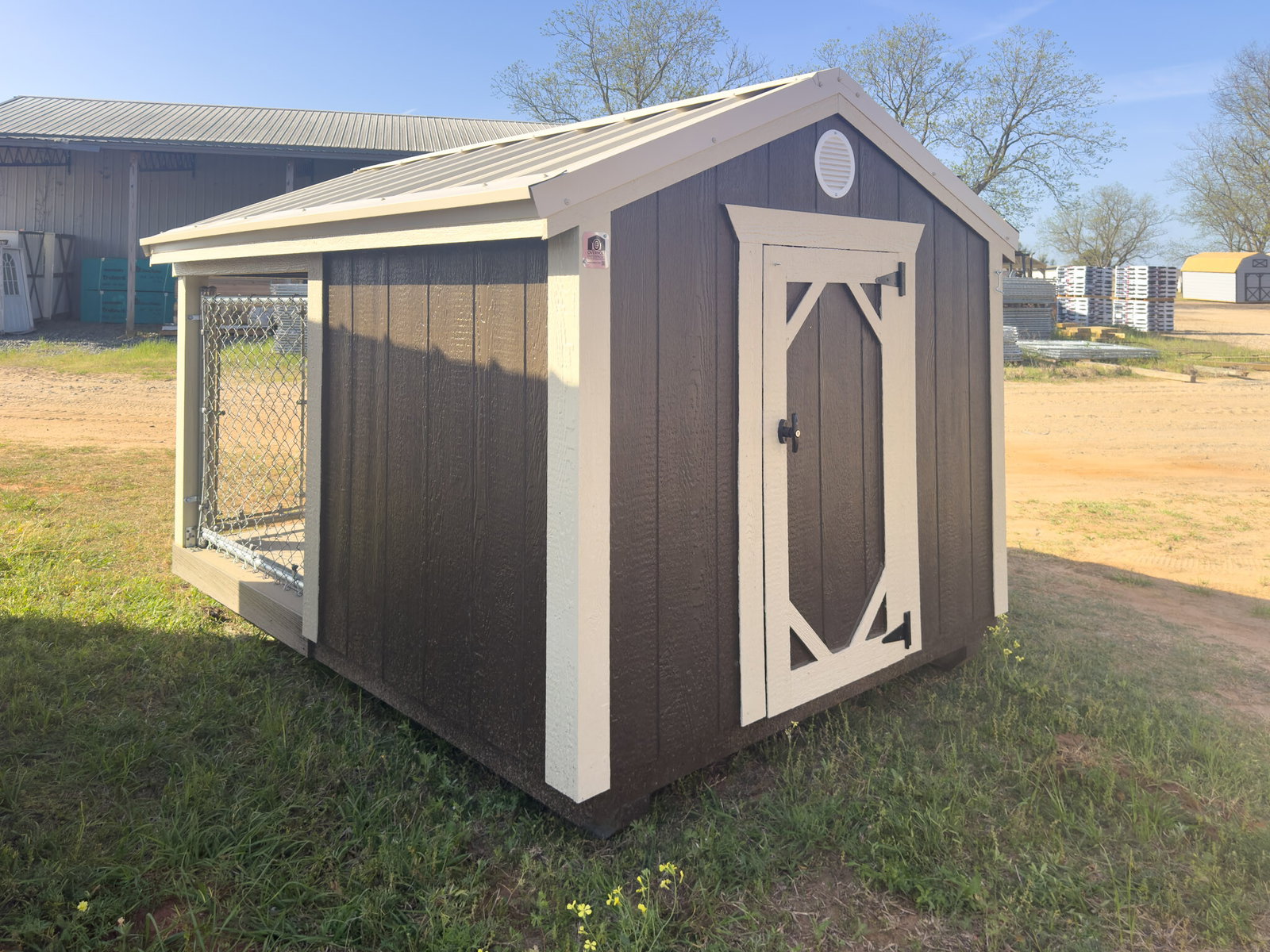 6x8 Low Profile Single Dog Kennel serial LPDK-9238-0608-031125