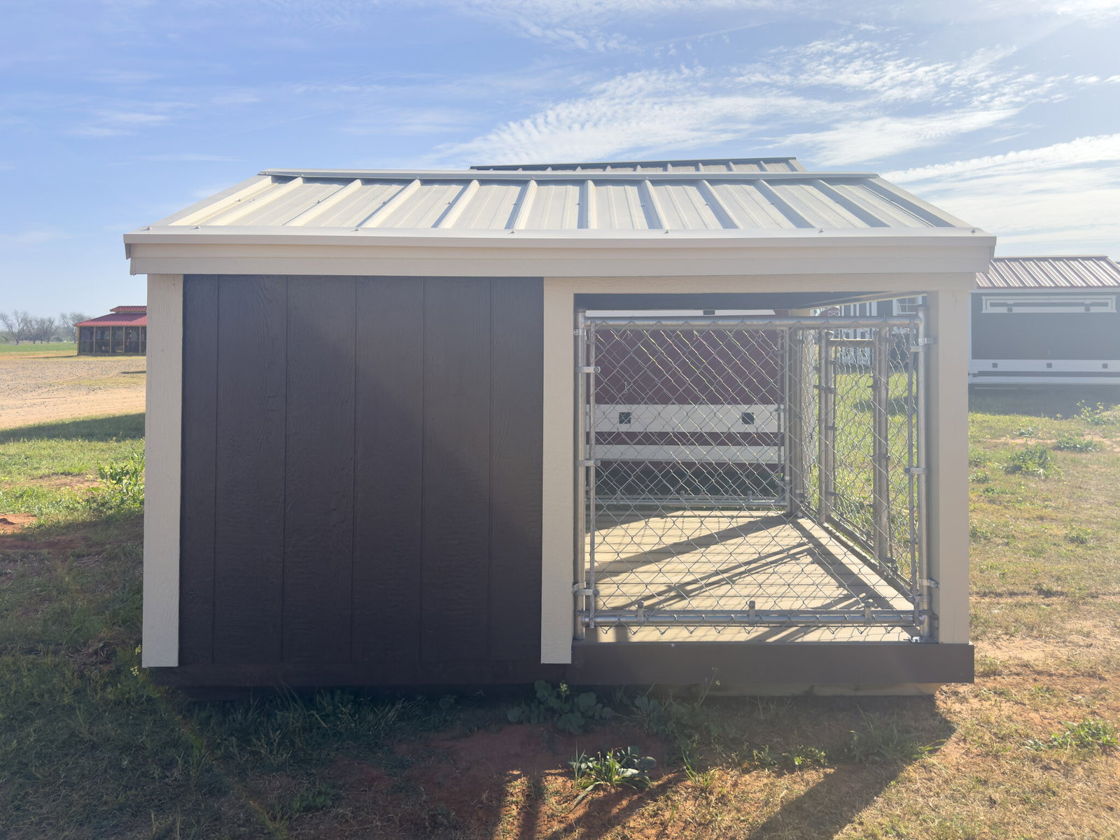 6x8 Low Profile Single Dog Kennel serial LPDK-9238-0608-031125