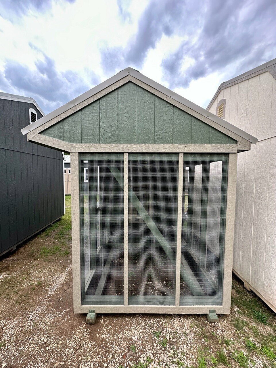 6x12 Cottage Style Chicken Coop & Run serial CSCR-6278-0612-221022