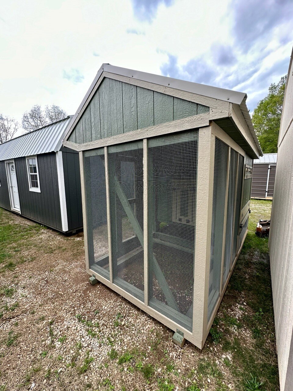6x12 Cottage Style Chicken Coop & Run serial CSCR-6278-0612-221022