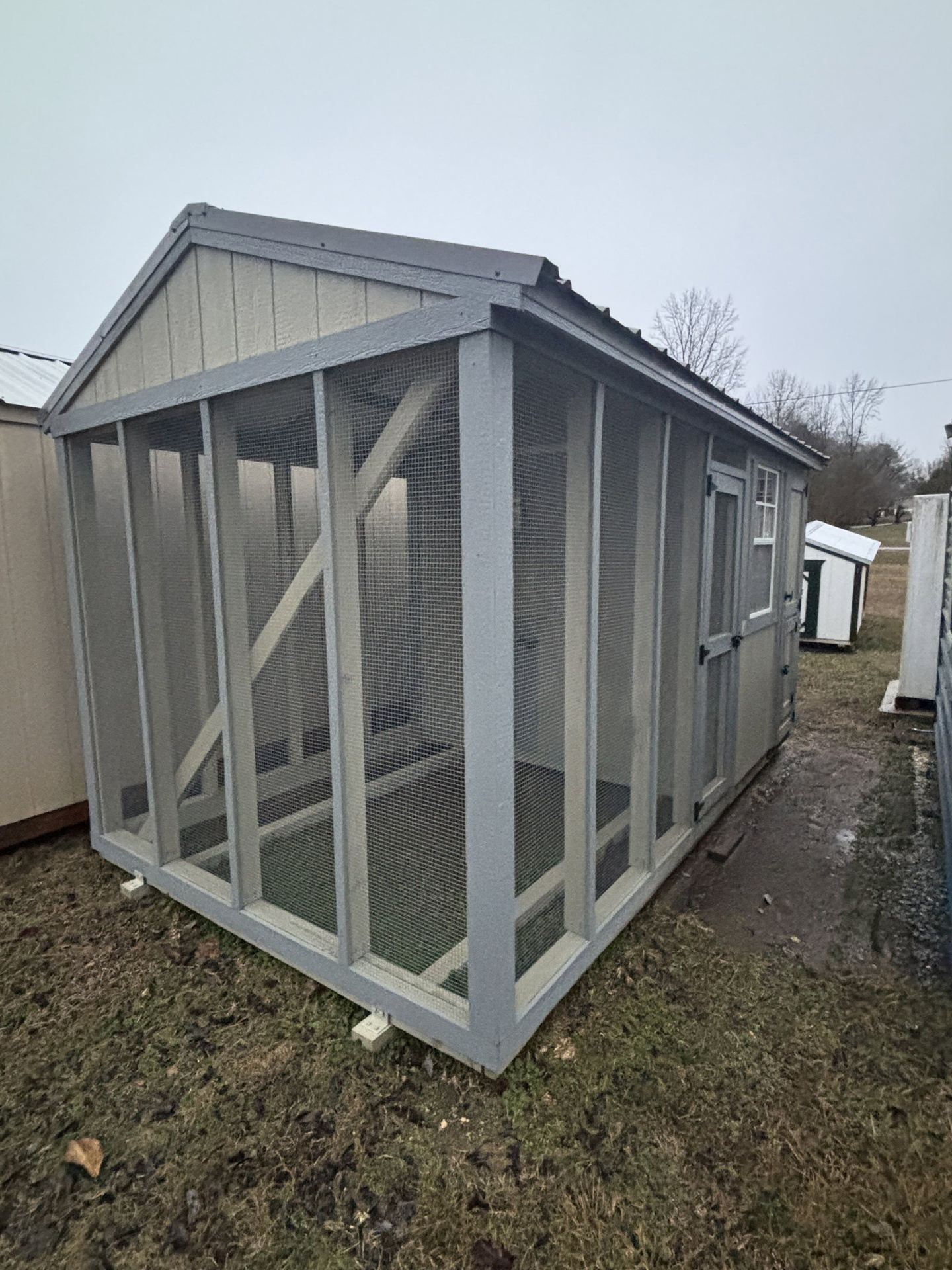 8x14 Deluxe Style Chicken Coop serial DCR-8966-0814-020725
