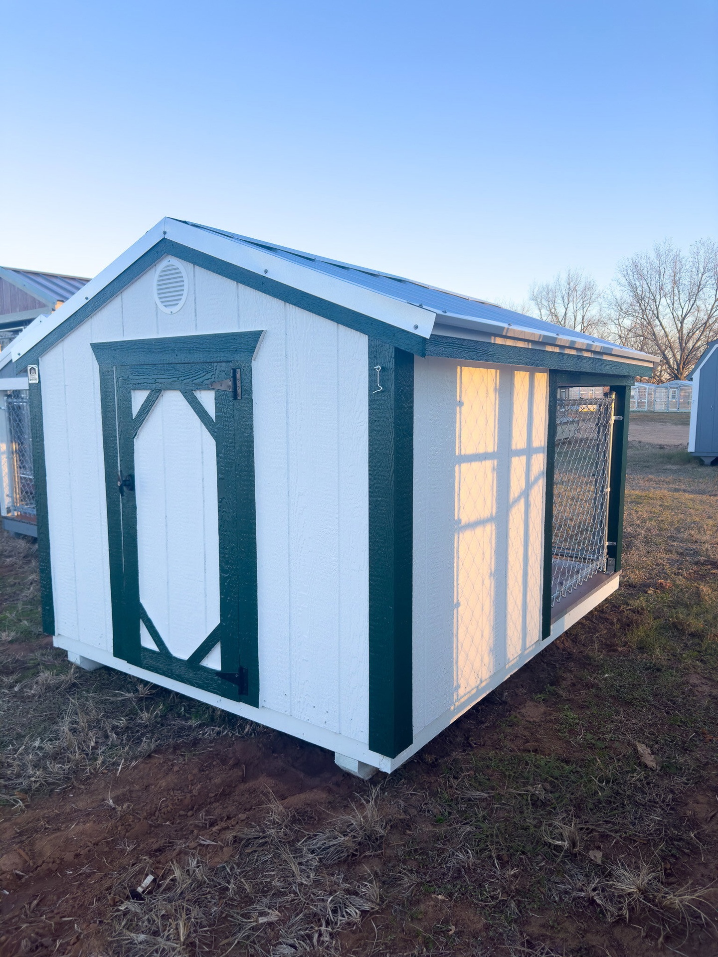 6x8 Low Profile Single Dog Kennel serial LPDK-7464-0608-021123