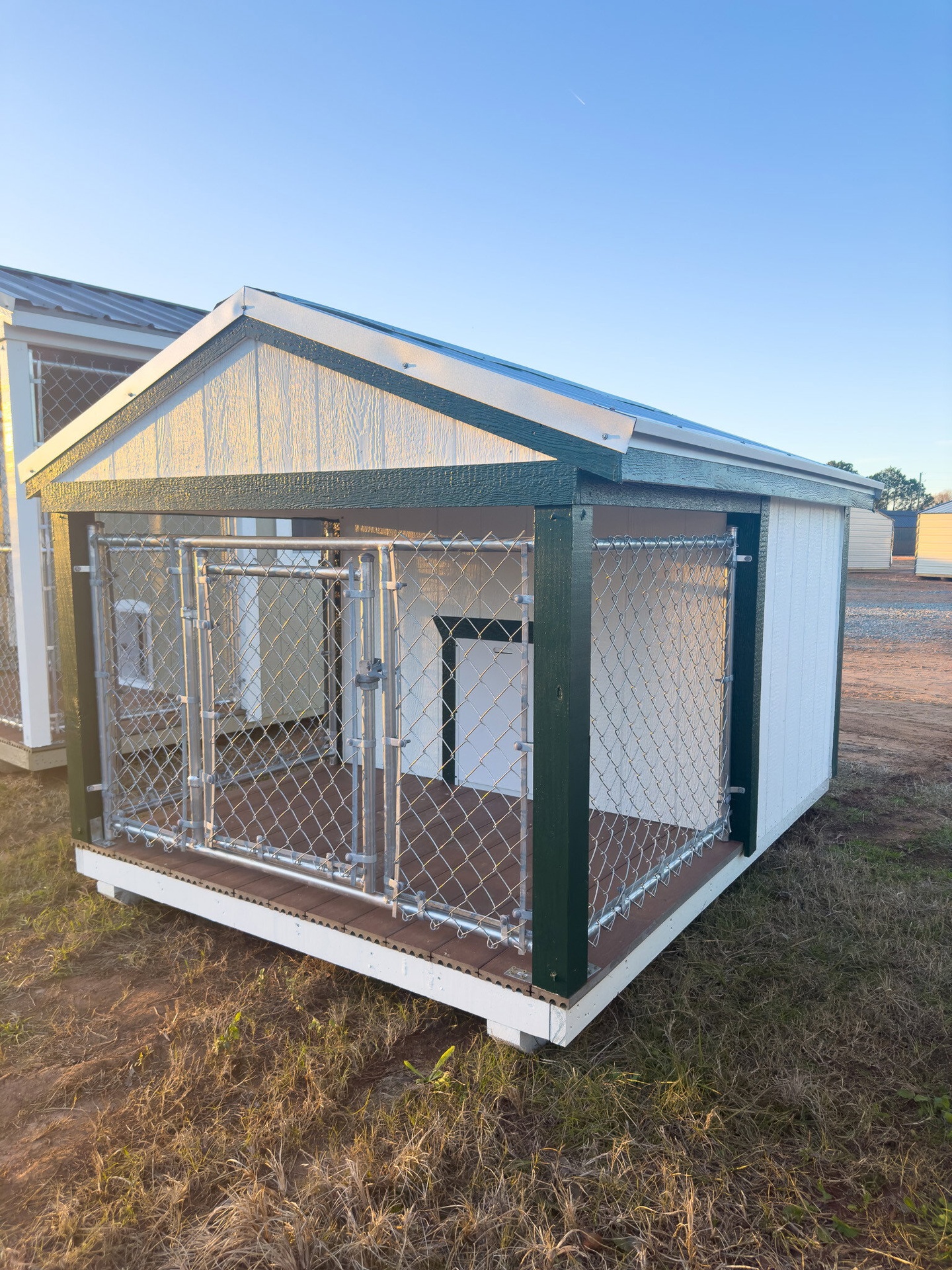6x8 Low Profile Single Dog Kennel serial LPDK-7464-0608-021123